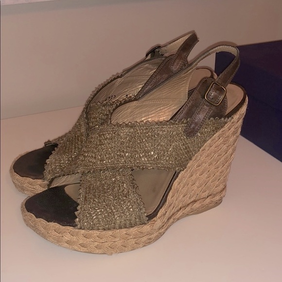 Stuart Weitzman Wedge Sandals - Picture 1 of 5